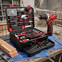 Kit de Herramientas Profesional para Mecánicos con Taladro Eléctrico para Mantenimiento Automotriz y Uso en Talleres