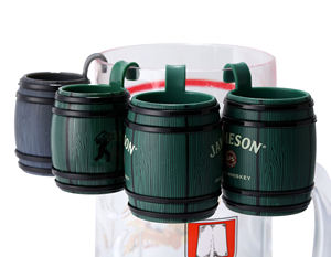 مصنع مباشرة الإبداعية البلاستيك ويسكي الزجاج النار البلاستيك نوع البلاستيك - Product Image 5