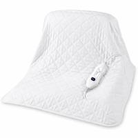 Couverture de matelas chauffante double électrique OEM/ODM 135x120cm en polyester doux, 3 niveaux de chaleur