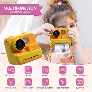 Kids Digital <b>Camera</b> with Instant <b>Print</b> Dual <b>Camera</b> HD Photo Video Recording Toy - Product Image 6