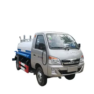 Black Panther Small 3 Cubic Water Truck For Road Greening And Sanitation