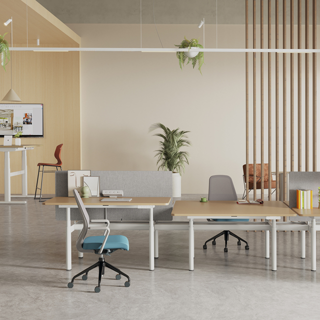 OMNI Smart Electric Modern Sit Stand Desk-Programmable Height Memory with Anti-Collision Safety Eco-Friendly & Ergonomic Design