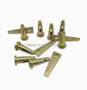 Goupille en acier galvanisé jaune LT pour accessoires de charpente en aluminium et béton, goupille de fixation - Product Image 4