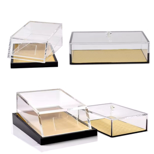 Chất lượng cao Tùy chỉnh hình dạng kích thước khác nhau Cube rõ ràng Acrylic Cube hiển thị hộp với màn hình đứng hộp cơ sở - Product Image 2