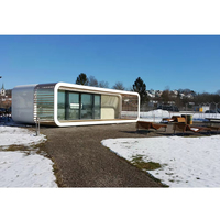 Double logement confortable préfabriqué de Chambre de capsule d'hôtel de structure métallique de l'espace pour des villas et des navires