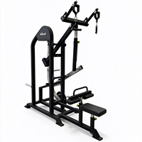 Machine à tirer vers le bas à charge libre Kpeakfit, équipement commercial de musculation dorsale pour salle de sport, approvisionnement direct usine