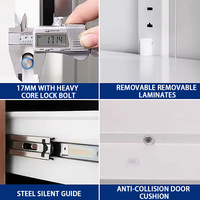 Armoire secrète empreinte digitale électronique serrure à trésor nationale fer financier stockage de données sécurisé pour les fichiers de bureau casier à mot de passe