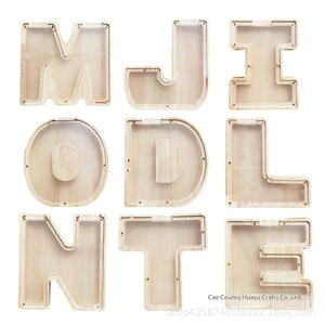 กระปุกออมสินไม้รูปตัวอักษร<span class=keywords><strong>ภาษา</strong></span>อังกฤษ 26 ตัว ของตกแต่งสุดน่ารัก สินค้าขายดีข้ามประเทศ - Product Image 2