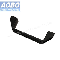 AOBO Boîte à outils en alliage d'aluminium en plastique Poignée en forme de U en nylon pour verrouillage de porte d'armoire réglable