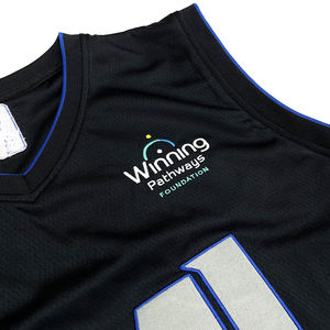 เสื้อบาสเก็ตบอลเสื้อบาสเก็ตบอลย้อนยุคแนวสตรีทคลาสสิกงานตามสั่ง - Product Image 4