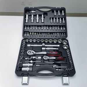 94 <span class=keywords><strong>piezas</strong></span> 1/2 y 1/4, El dr. cromo vanadio herramienta caja socket - Product Image 4