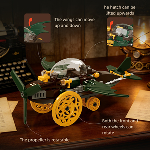 Steampunk Explorers: Empresas personalizadas pueden diseñar bloques de construcción de pequeñas partículas compatibles con logotipos, cabaña de playa tropical - Product Image 5