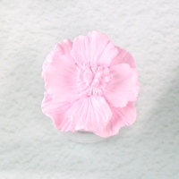 Diffuseur d'huiles essentielles parfumées pour la maison, en céramique, avec fleur en porcelaine faite à la main, flacon en verre de 50 ml, cadeau de luxe