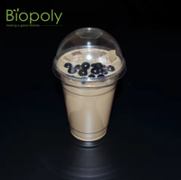 Couvercles jetables en PLA les mieux notés, résistants à la chaleur, écologiques, biodégradables, sans danger pour les aliments, adaptés aux boissons froides et aux glaces