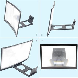 Lente d'Ingrandimento per Smartphone Protezione Occhi Amplificatore Video <span class=keywords><strong>Ingranditore</strong></span> <span class=keywords><strong>Schermo</strong></span> 3D Portatile Cinema in <span class=keywords><strong>Telefono</strong></span> - Product Image 2
