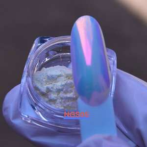 Poudre de pigment pour nail art effet chrome <span class=keywords><strong>opale</strong></span> irisé, résistante aux solvants, qualité cosmétique - Product Image 1