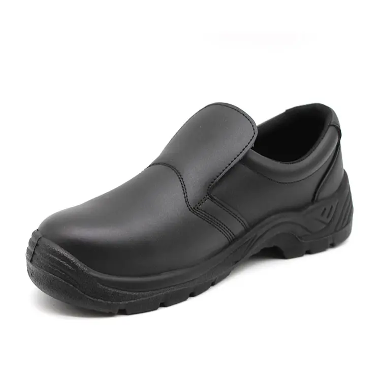 Sapatos do dedo do pé de aço sem calçados de segurança do trabalho do laço