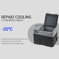 42/52/62L Refrigerador de coche Mini nevera Congelador pequeño 12V Compresor Enfriador portátil 220V 12V Mini refrigerador portátil de coche