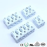 Connecteur rapide pour éclairage électrique LED, bornier sans vis à 2 broches, autobloquant