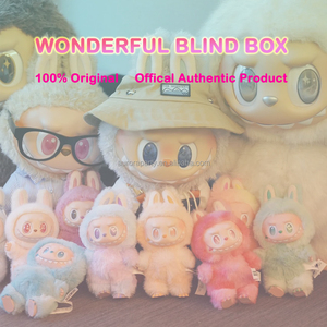 ตุ๊กตา POPMart Labubu รุ่น V2 ของแท้ 100% กล่องสุ่ม ตุ๊กตาขนนุ่ม รุ่น Macaron  ตุ๊กตาสัตว์ประหลาดสุดน่าตื่นเต้น Labubu Have a Seat กล่องสุ่ม - Product Image 6