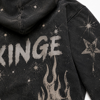 Ensemble de survêtement vintage délavé pour homme, sweat-shirt à capuche et pantalon de survêtement surdimensionnés, streetwear, ensemble deux pièces