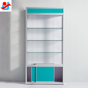 Cửa hàng tạp hóa cửa hàng đồ trang sức hiển thị khói cửa hàng kính hiển thị trường hợp tủ với kính quang Showcase đồ trang sức đứng - Product Image 2