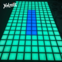 Sistema de Software Deportivo Interactivo para Juegos de Piso LED Táctil con Píxeles, Juego de Escena Activa 'El Piso es Lava' y Juegos de Salto