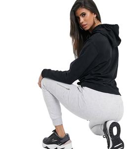 Alta calidad mujeres algodón poliéster pulóver Sudadera con capucha en blanco al por mayor personalizado grueso algodón sudaderas con capucha moda manga larga mujeres - Product Image 1