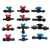 20 25 28 32MM étendent le tuyau plat par la valve de passage pour l'irrigation d'agriculture