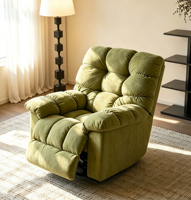 Fauteuil inclinable manuel VOXHOME Cloud Puff, fauteuil à bascule, fauteuil inclinable pour salon, meubles de salon, canapé en tissu doux, fauteuil de détente