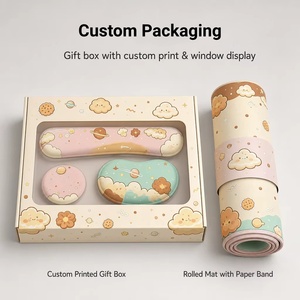 Alfombrilla de Ratón para Juegos Extendida de Diseño Personalizado, Reposamuñecas para Teclado, Cojín Reposamuñecas, Alfombrilla de Ratón Grande con Reposamuñecas, Juego de 4 Piezas - Product Image 2