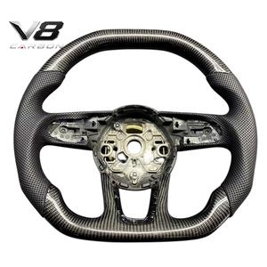 Volant sport racing en fibre de carbone véritable, accessoires auto modifiés pour A3 S3 <span class=keywords><strong>RS3</strong></span> 8V 8Y, style racing, V8carbon. - Product Image 3