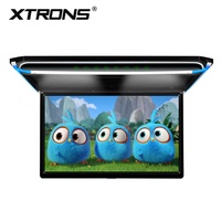 XTRONS17.3 pulgadas FHD ultrafino Digital TFT 16:9 Monitor montado en el techo con altavoces estéreo incorporados y entrada HD