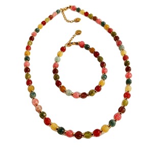 Collar de Piedras Naturales para Mujer, Chapado en Oro, Estilo Bohemio, Joyería para Uso Diario - Product Image 3