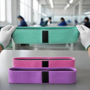 Set di Fasce Elastiche in Tessuto TPE <span class=keywords><strong>per</strong></span> Yoga, Palestra ed Esercizi <span class=keywords><strong>Fitness</strong></span> <span class=keywords><strong>per</strong></span> Gambe, Glutei e Fianchi, con Logo Personalizzato, Portatile, Vendita all'Ingrosso - Product Image 2