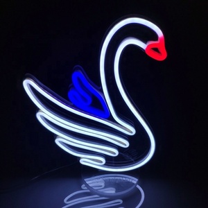 Letrero Luminoso <span class=keywords><strong>LED</strong></span> COSUN con Forma de Flamenco, Alas de Ángel, Tira de Luz de Neón para Decoración de Empresas y Hospitales - Product Image 6