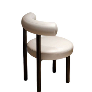 Makeup <strong>Stool</strong> Home Girl's Bedroom Light Luxury <strong>High</strong>-end Dressing <strong>Table</strong> Subnet Red <strong>High</strong>-value Nail Backrest Chair PU Leather - Product Image 3