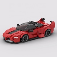 Set de Construcción de Coche de Carreras, Bloques de Construcción de Superauto, Juguete de Construcción en Stock, Venta Caliente