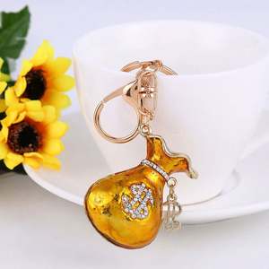 Luxuriöser <span class=keywords><strong>Dollar</strong></span>-Zeichen Schlüsselanhänger Glücksbringer Schlüsselring Funkelnde Kristall-Strasssteine Glitzernde Geldtasche Schlüsselanhänger <span class=keywords><strong>Dollar</strong></span> - Product Image 5