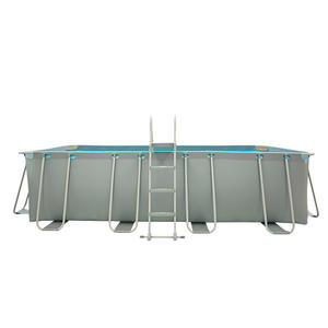Ensemble de <span class=keywords><strong>piscine</strong></span> à cadre rectangulaire en PVC personnalisé, vagues d'été, cadre métallique, <span class=keywords><strong>piscine</strong></span> <span class=keywords><strong>hors</strong></span> <span class=keywords><strong>sol</strong></span>, cadre métallique avec échelle de sécurité - Product Image 6