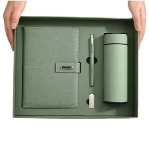 Luxury Custom 3 in 1 Gift Set Bulk Wholesale Premium Business Office Promotional <b>Kit</b> Corporate Branding Christmas Gift Souvenir - Product Image 3