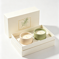 Boîte de présentation de la collection d'aromathérapie, emballage rigide en deux parties imprimé sur mesure pour les bougies, les diffuseurs, les huiles essentielles et les cadeaux