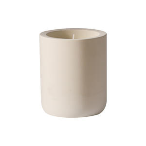 Pot à bougie en céramique avec logo personnalisé, vente en gros, récipient à bougie en <span class=keywords><strong>cire</strong></span>, décoration de mariage à domicile, grand récipient à bougie en béton vide de style nordique - Product Image 4