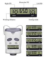 Portable Pupilometer High Precision Pupillary Distance Measuring Instrument for Professional Pupil Distance PD Meter PD-11