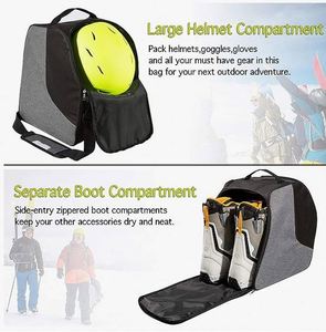 Muestra gratuita al por mayor: Bolsa personalizada para botas de esquí, bolsa impermeable para botas de snowboard, bolsa de viaje para cascos de esquí y almacenamiento de ropa de esquí. - Product Image 3