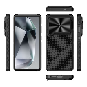 เคสโทรศัพท์ Samsung S25 Ultra แบบซ่อนขาตั้ง ดีไซน์รูปทรงแผ่นซีดี พร้อมป้องกันเลนส์  นำเข้าจากต่างประเทศ  ตกแต่งด้วยลายทวิล - Product Image 5