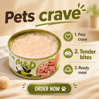 Nourriture humide pour chat MAIDOU, nutrition équilibrée, boîte de 85 g, pour chatons et chats adultes, nourriture pour animaux de compagnie riche en protéines