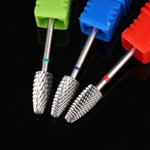 Precio al por mayor, 3/32 ", brocas de carburo para uñas, cabezal de 6mm, alta velocidad, 0-35000rpm, lima de uñas, fresa de carburo - Product Image 3