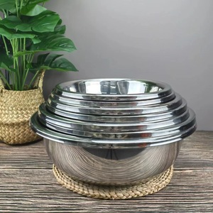 Fabrik Großhandel Geschenk Große Reverse Edge Edelstahl Becken Schüssel mit poliertem Finish ungiftig für den Heimgebrauch - Product Image 1