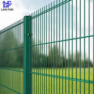 High Quality Welded Double Wire <strong>Mesh</strong> <strong>Fence</strong> <strong>Panel</strong> Galvanised Metal Wire 2D Fencing <strong>Panels</strong> for Garden - Product Image 4